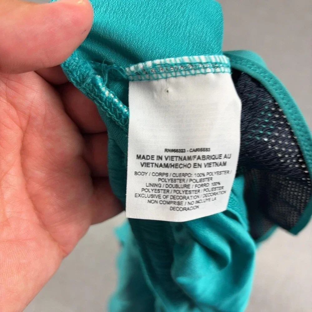Nike Dri-Fit Running Shorts Mens Large Green Lined 4 Inseam Athletic 320839-384